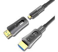 ATZEBE Câble HDMI en fibre optique - 30 m - Câble HDMI 2.0 prend en charge 4K @ 60 Hz