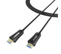 ATZEBE Câble HDMI Fibre Optique - 5m, HDMI 2.0 Cable Supporte 4K@60Hz HDR, YUV 4:4:4, Haute Vitesse 18Gbps, HDCP 2.2, 3D