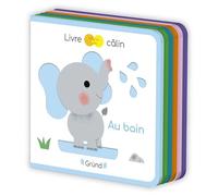 Au bain Livre tout-carton avec de la feutrine à toucher À partir de 6 mois