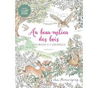 Au beau milieu des bois Carnet de coloriages forestiers - C.T. Gray - Marabout - broché - Livre-jeu
