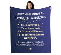 Au cas où personne ne te l’aurait dit aujourd’hui Tu es incroyable Tu es important Tu es immensément apprécié Couverture pour Homme Ami Collègue cadeau d'anniversaire Cadeau de Noël Cadeau inspirant