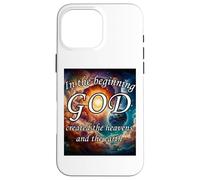 Au Commencement, Dieu a créé Les cieux et la Terre Coque pour iPhone 16 Pro Max