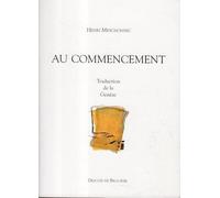 Au commencement : Traduction de la Genèse