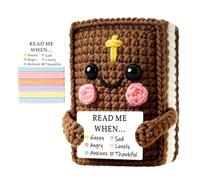 au crochet faite à la main - décorative chrétienne au crochet en forme de douce tricotée, peluche religieuse, article de cadeau spirituel pour femmes, hommes, maman, père, fils
