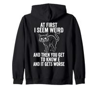 Au début, J'Ai l'air Bizarre, Puis ça Empire, Chat Sweat à Capuche