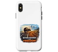 Au-delà de la chaussée : Aventure et liberté Coque pour iPhone X/XS