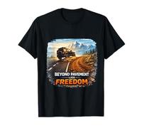 Au-delà de la chaussée : Aventure et liberté T-Shirt