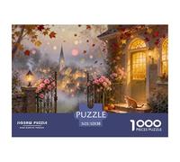 au-delà de la Porte d'automne Puzzle en Bois Imperméable Puzzles De 1000 Pièces pour Adultes Coloré Jeux Éducatifs