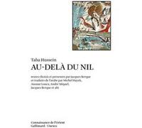 Au-delà du Nil Taha Hussein (Auteur), André Miquel (Traduction), Michel Hayek (Traduction), Anouar Louca (Traduction), Jacques Berque (Traduction)