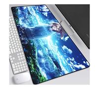 Au-delà du Royaume, B 900x400mm Tapis de Souris XXL Multifonction Gaming Mousepad XXL Grand sous Main, Anime Souris 3mm Bureau Anti-Glissant Surface Texturée pour Ordinateur