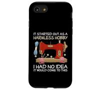 Au départ, il s'agissait d'un Tricot à Motif de Courtepointe Inoffensif Coque pour iPhone SE (2020) / 7/8