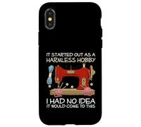 Au départ, il s'agissait d'un Tricot à Motif de Courtepointe Inoffensif Coque pour iPhone X/XS