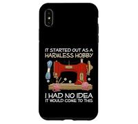 Au départ, il s'agissait d'un Tricot à Motif de Courtepointe Inoffensif Coque pour iPhone XS Max