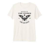 Au-Dessus de la tempête comme Un Aigle T-Shirt Haut de Gamme