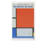 Au Détour Du Sens - Perspectives D'une Philosophie Herméneutique