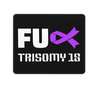 Au Diable La Sensibilisation À La Trisomie 18 Tapis De Souris Gaming Confort Mousepad Portable Mouse Pad pour Maison Travail Ordinateur 25X30Cm