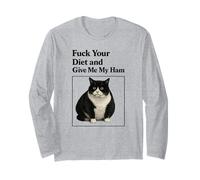 Au Diable Le régime Donne Moi Mon Jambon Manche Longue