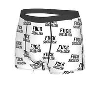 Au Diable Le Socialisme Homme Boxershorts Breathable Caleçon De Sport Confortale Boxer Short Respirant sous-Vêtements XL