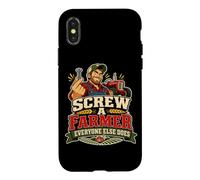 Au Diable Un Fermier, Tout Le Monde Fait Une Blague sur l'agriculture Coque pour iPhone X/XS
