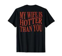 (Au dos) C'est drôle, ma femme est plus sexy que toi, dicton sarcastique T-Shirt