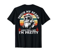 (Au Dos) Touche ma Barbe et dis-Moi Que Je suis Un Joli Singe T-Shirt