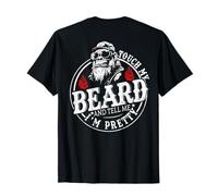 (Au Dos) Touche ma Barbe et dis-Moi Que Je suis Un Joli Singe T-Shirt