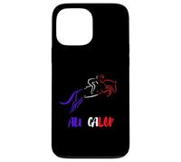 Au Galop Cavalier Français Cheval Equitation Made in France Coque pour iPhone 13 Pro Max