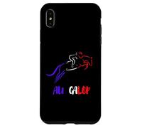Au Galop Cavalier Français Cheval Equitation Made in France Coque pour iPhone XS Max