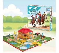 Au Galop - Jeu De Plateau - Megableu - Prépare Ton Cheval, Entraîne-Le, Gagne La Course !