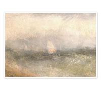 Au large du Nore : Vent et eau Poster de Joseph Mallord William Turner 40 x 30 cm Beige Tableaux Décoration murale