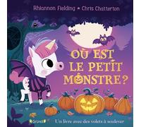 Au lit : où est le petit monstre ? - Un livre avec des volets à soulever - Album jeunesse tout-carton avec des volets - à partir de 1 an