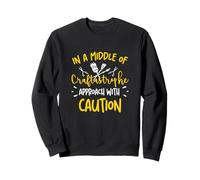 Au milieu d'une approche Craftastrophe avec prudence, Crafters Sweatshirt