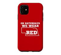Au Nebraska, Le Samedi, Nous portons du Rouge Coque pour iPhone 11