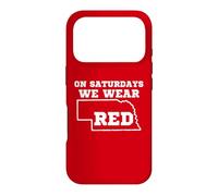 Au Nebraska, Le Samedi, Nous portons du Rouge Coque pour iPhone 17 Pro