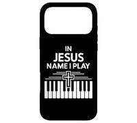 Au nom de Jésus Je Joue - Design chrétien de louange Coque pour iPhone 17 Pro Max