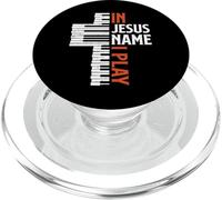 Au nom de Jésus, Je Joue Un pianiste chrétien, Un pianiste, Un Clavier PopSockets PopGrip pour MagSafe