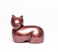 Au Paradis Des Chats, Urne Funéraire Bella, Urne Funéraire pour Chat, Mémorial pour Chat, Urne pour Cendres De Crémation, Souvenir De Son Animal De Compagnie. (Marron)