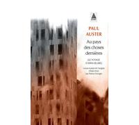 Au Pays Des Choses Dernières - Le Voyage D'anna Blume