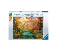 Ravensburger - Puzzle Adulte - Puzzle 500 p - La Terre des Dinosaures - 16983
