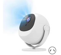 (AU Plug) 360 Degree Portable 4K Projector Smart Home Theater Projector with Android 11, Multi-Device Connectivity, and Remote Control