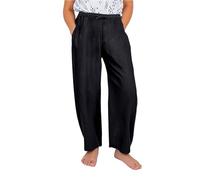 Au quotidien, taille élastique, uni, décontracté, pantalon ample, pantalon d'extérieur pour garçon, Noir , 13-14 ans
