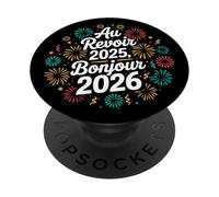 Au Revoir 2025, Bonjour 2026 PopSockets PopGrip Adhésif