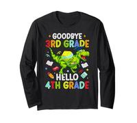 Au revoir, 3e année, bonjour, 4e année, dinosaure drôle, graduation Manche Longue