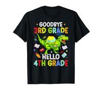 Au revoir, 3e année, bonjour, 4e année, dinosaure drôle, graduation T-Shirt