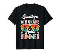 Au revoir 6e année Bonjour d'été Jour d'école Sixième année T-Shirt