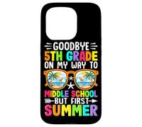Au Revoir en 5e année sur Le Chemin du collège, mais Premier été Coque pour iPhone 15 Pro
