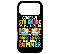 Au Revoir en 5e année sur Le Chemin du collège, mais Premier été Coque pour iPhone 17 Pro Max