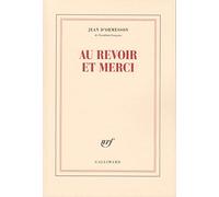 Au revoir et merci