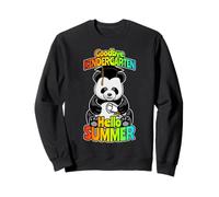 Au Revoir la Maternelle, Bonjour l'été, Un Panda Amusant et Heureux Sweatshirt