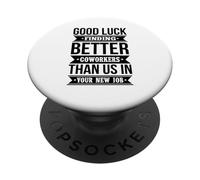 Au Revoir Les collègues Jour de démission d'adieu PopSockets PopGrip Adhésif